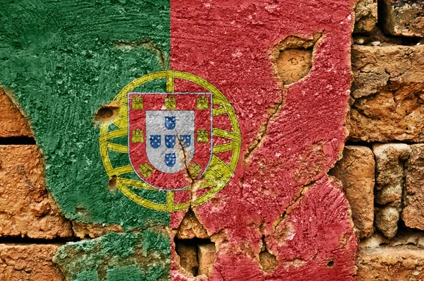 Grunge Flag Of Portugal — Stock Photo, Image