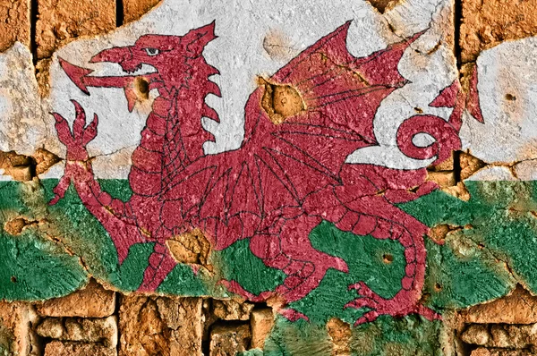 Grunge Flag Of Wales — Stock Photo, Image