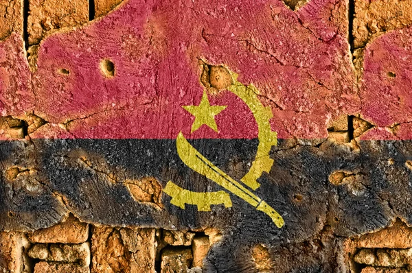 Grunge angola bayrağı