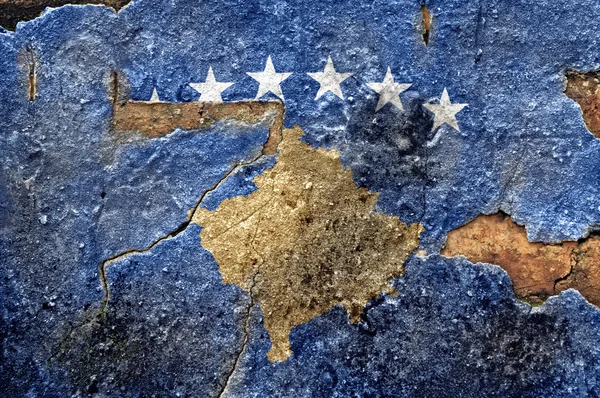 Grunge Kosova bayrağı
