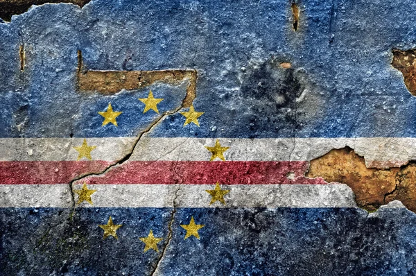 Grunge Flag Of Cape Verde — Stock Photo, Image