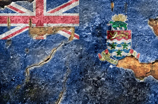 Grunge Flag Of the Cayman Islands — Stock Photo, Image