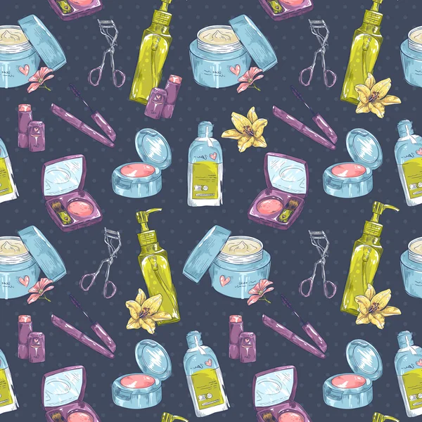 kalıcı makyaj nesne sorunsuz doku kümesi