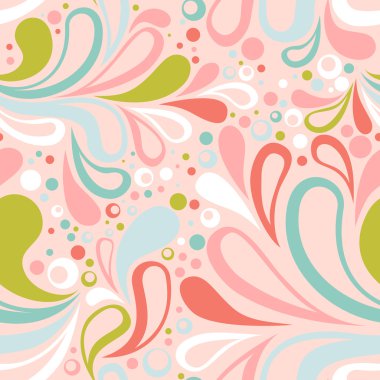 Renkli yaz Dikişsiz desen