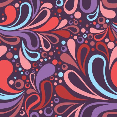 Renkli yaz Dikişsiz desen