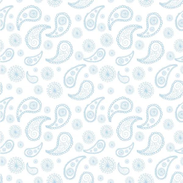 Indian paisley seamless pattern — Stock Vector