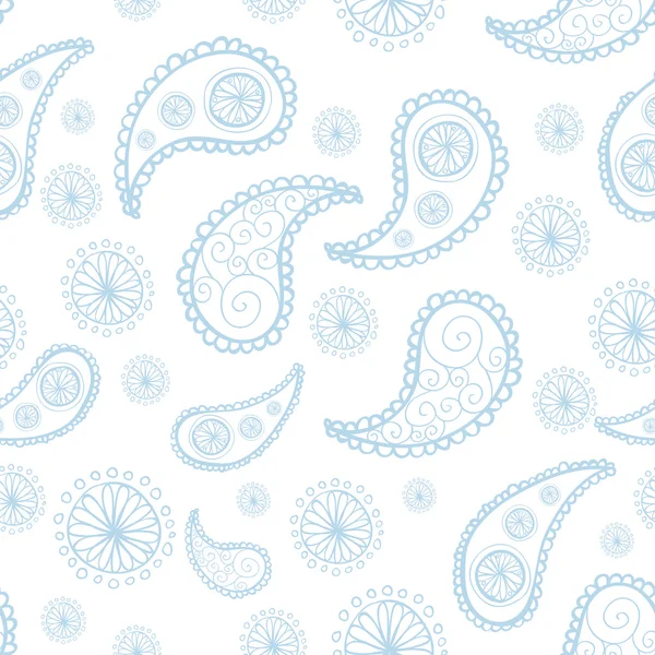 Indian paisley seamless pattern — Stock Vector