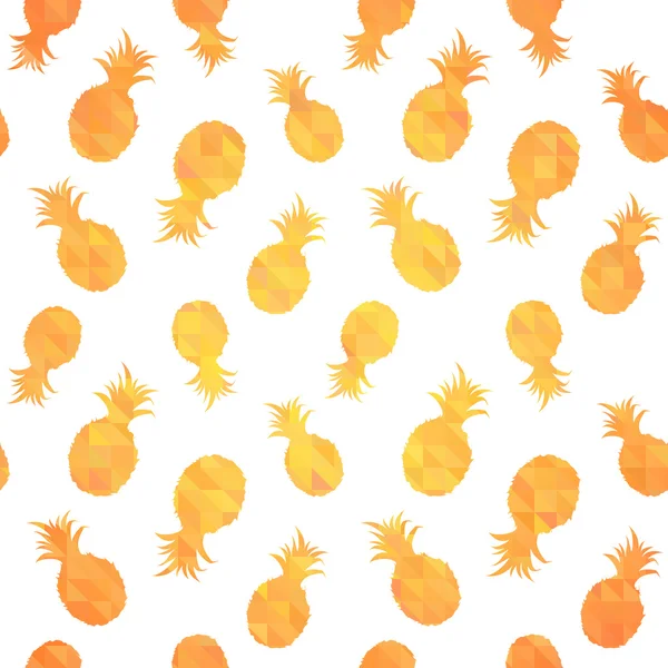 Ananas coloré motif de texture sans couture — Image vectorielle