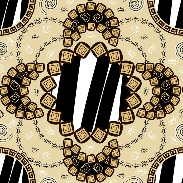 African style seamless with zebra skin pattern — Stockový vektor