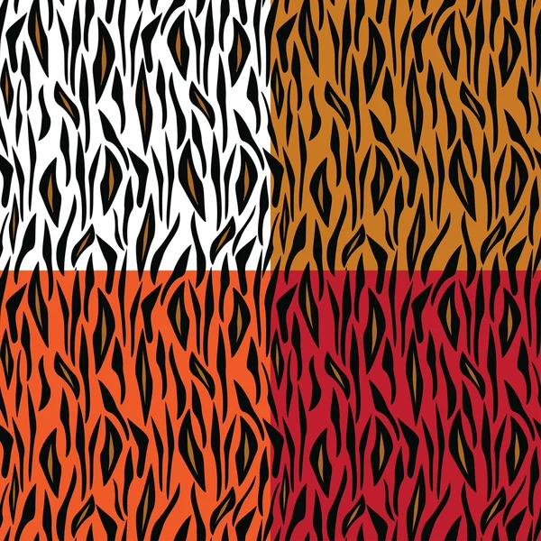 Modèle abstrait de peau de tigre — Image vectorielle