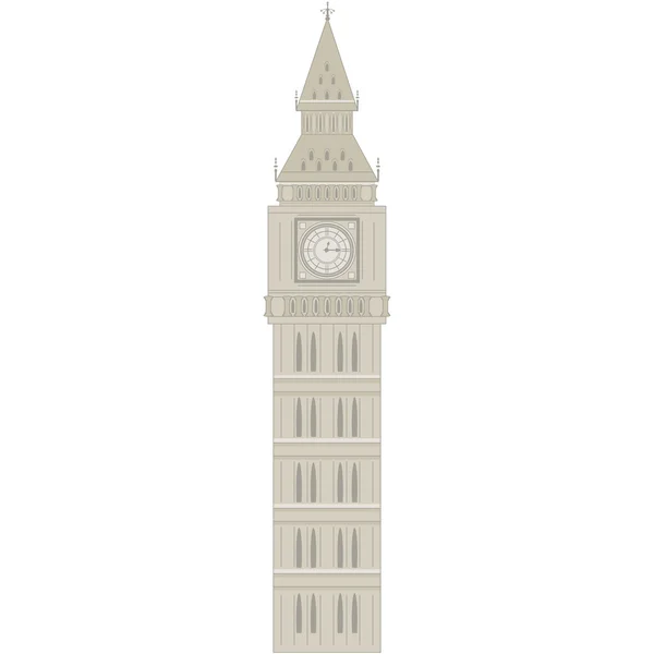 Padrão Big Ben. Ilustração vetorial — Vetor de Stock