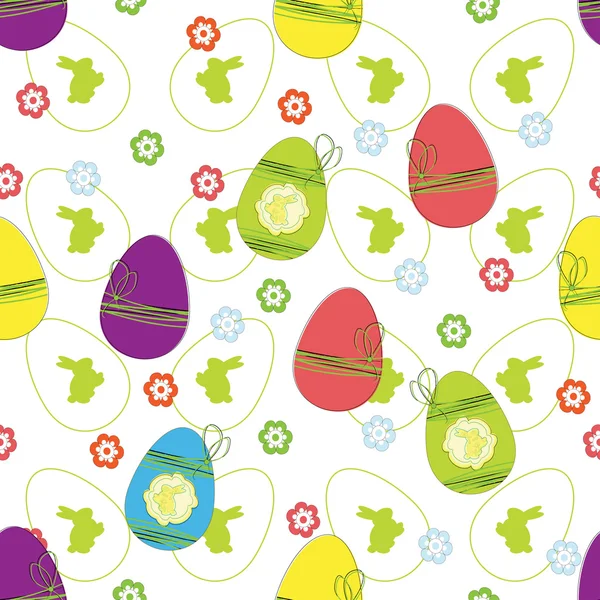 Easter seamless pattern — Stock Vector