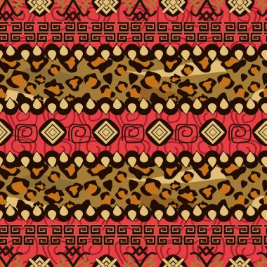 Afrika tarzı cheetah deri desen ile sorunsuz