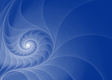 Beyaz spiral fractal
