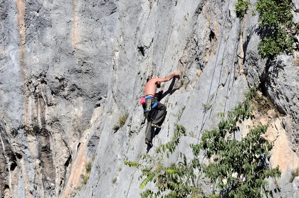 Free climber — Stock Photo, Image