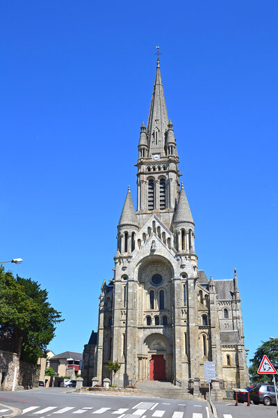 Tower of Saint -Martin church in Vitrè