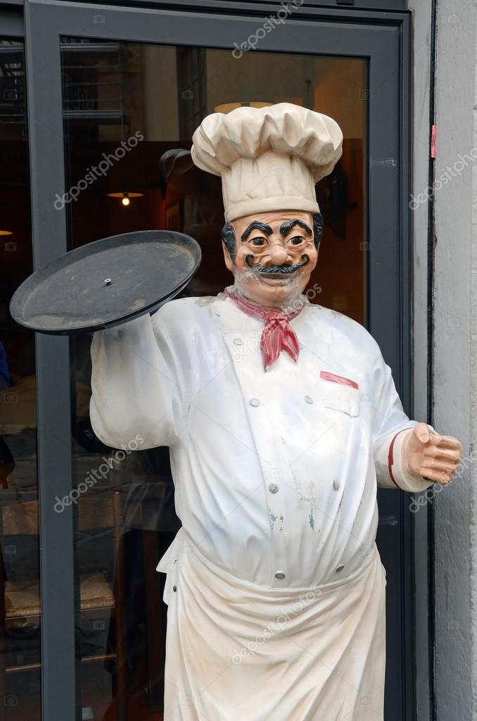 Statue d&rsquo;une pizzeria — Photo éditoriale © diabolique04 #17357631