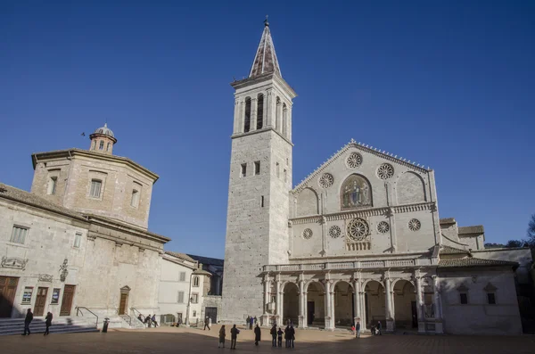 Spoleto cathedral — Stock Photo, Image