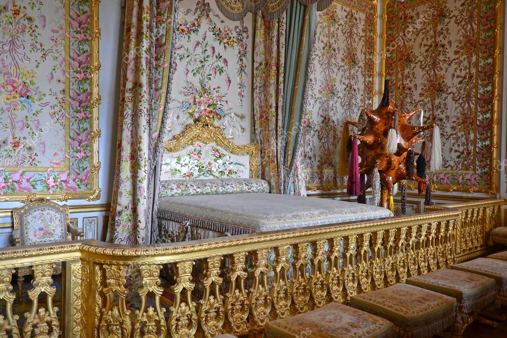 Chambre de la Reine à Versailles image libre de droit par diabolique04