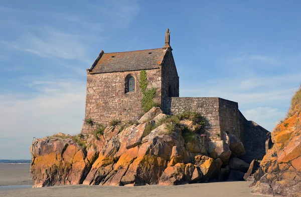 Capilla de Saint-Aubert en el Mont Saint Michel —  Fotos de Stock