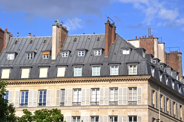 Paris'te evler — Stok fotoğraf