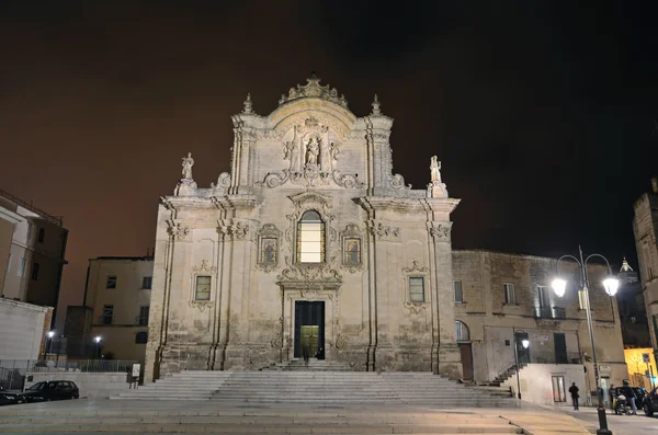 Kostel San Francesco d'Assisi v Matera — Stock fotografie