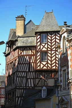 Rennes yarı ahşap evleri