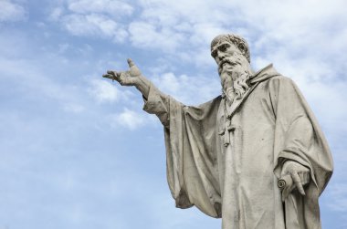 norcia St benedict heykeli