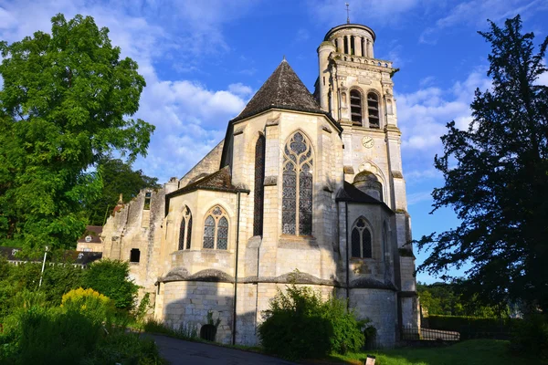 Saint sulpice εκκλησία στο pierrefonds — Φωτογραφία Αρχείου