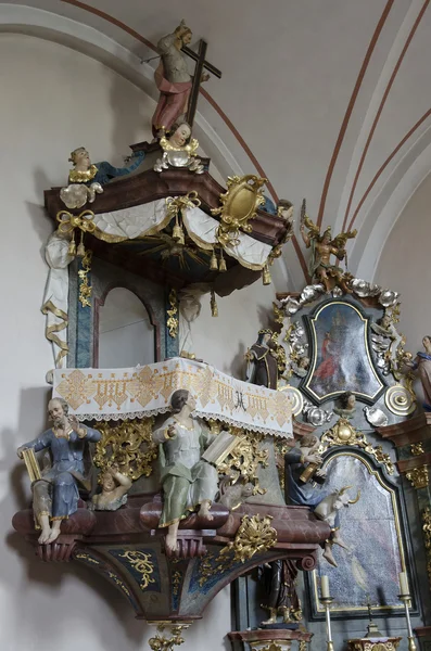 Szentendre katolické farní kostel — Stock fotografie