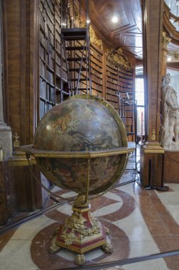 Old terrestrial globe