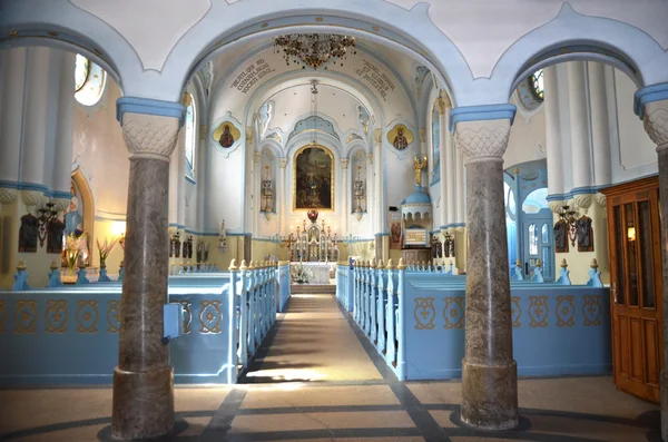 蓝色教会拉迪斯拉发 — 图库照片
