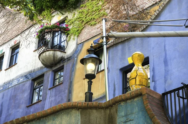 Hundertwasser haus i Wien — Stockfoto