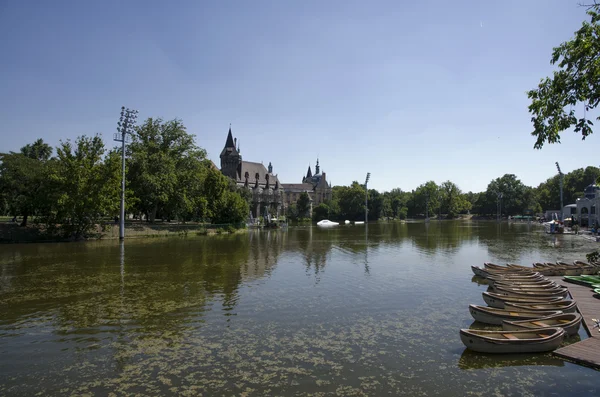 Vajdahunyad schloss in budapest — Stockfoto