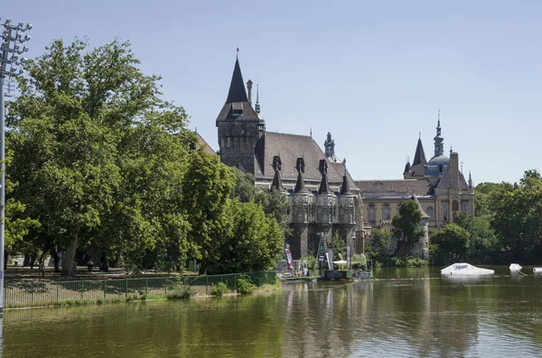 Castelo de Vajdahunyad em Budapeste — Fotografia de Stock