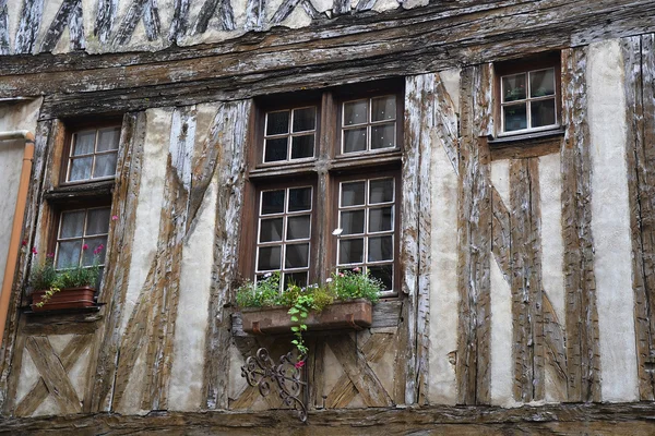 Half-timbered house window — Stock Photo, Image