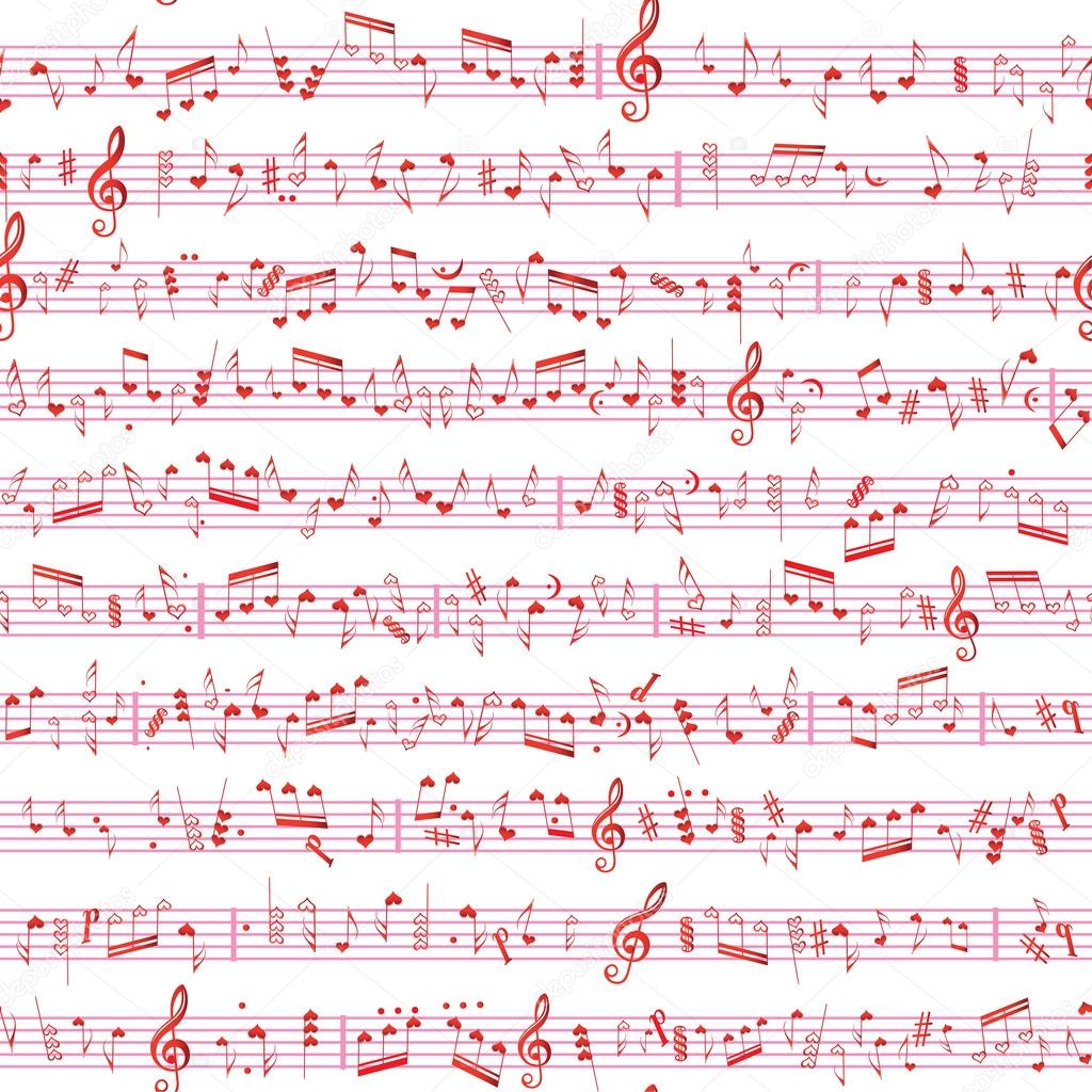 Music note sound texture