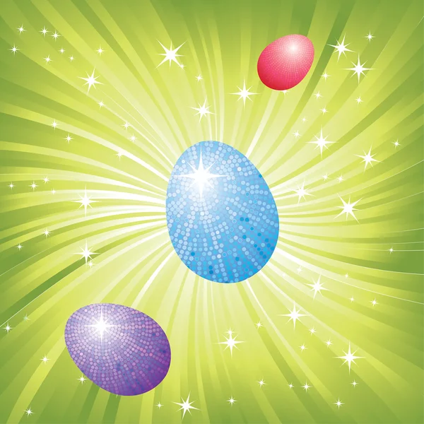 复活节彩蛋的背景 — 图库矢量图片