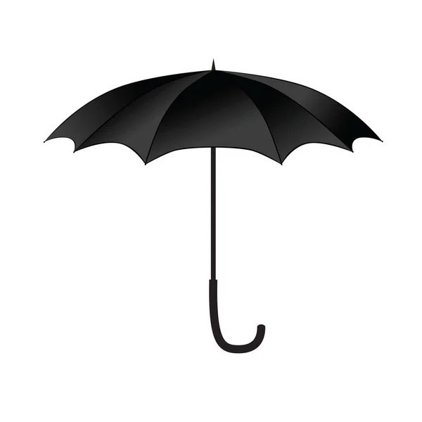 Simge Şemsiyesi Vektörü Izole Edildi — Stok Vektör