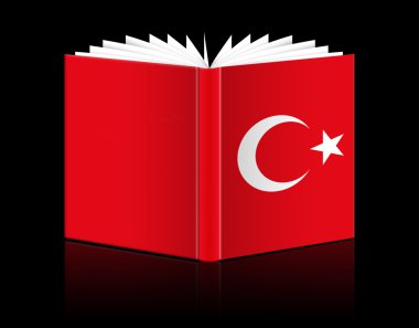 Açık kitap - Türkiye Cumhuriyeti bayrağı