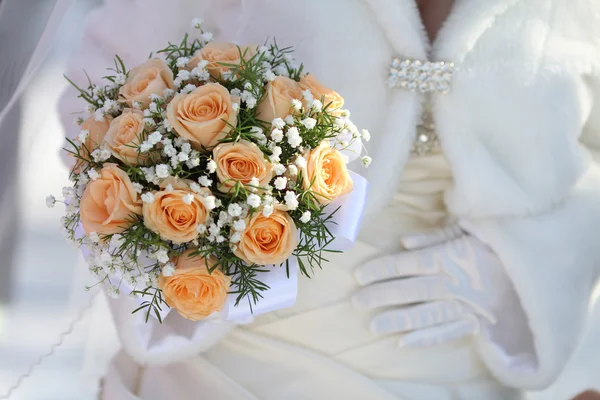 Bellissimo bouquet da sposa — Foto Stock