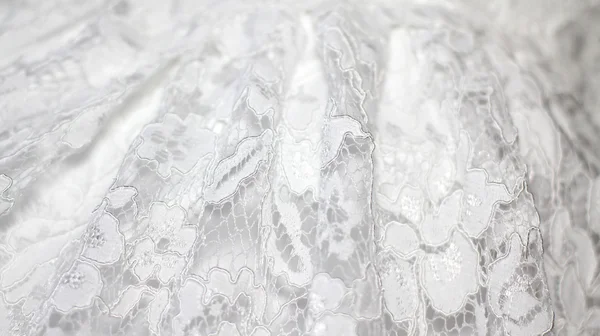 Wedding white lace background — Stock Photo, Image