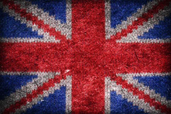 Grunge flag of the United Kingdom — Stock Photo, Image