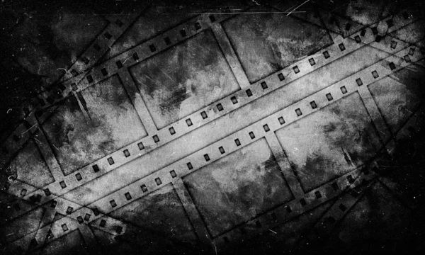 siyah-beyaz grange arka plan 35 mm film