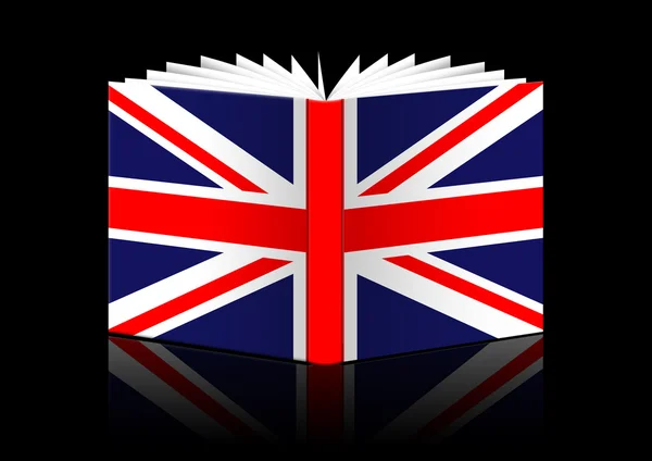 Otwórz książkę - Wielka Brytania — Zdjęcie stockowe