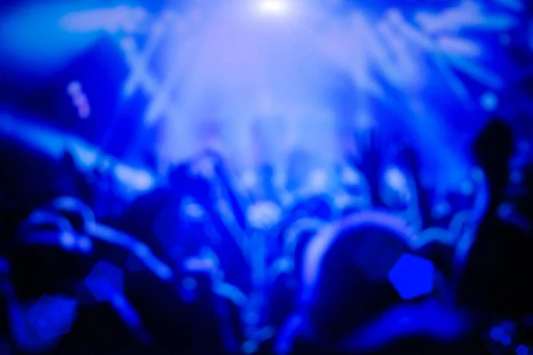 Θολή Πολύχρωμα Φώτα Μέσα Μουσική Club Αφηρημένο Φόντο Defocused Bokeh — Φωτογραφία Αρχείου