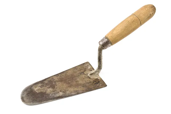 Old used trowel — Stock Photo, Image