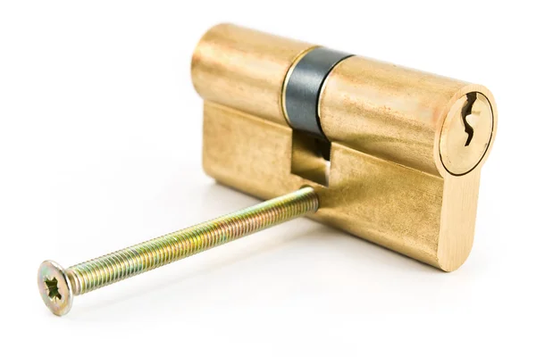 Brass cartridge cylinder — Stock Photo, Image