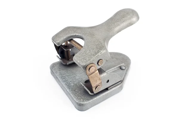 Vintage office paper hole puncher — Stock Photo, Image