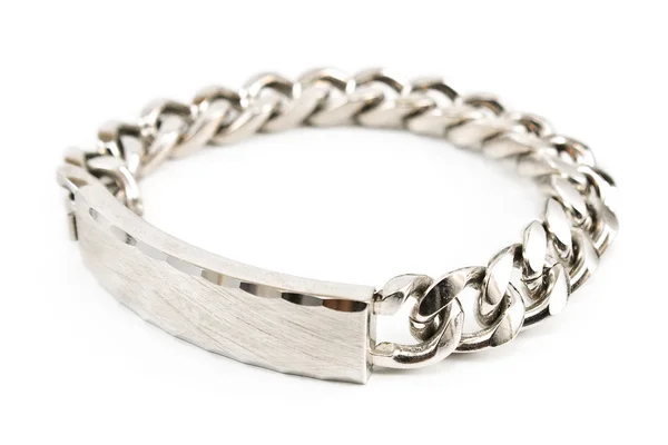 Bracciale in argento — Foto Stock